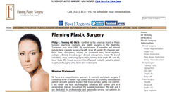 Desktop Screenshot of flemingplasticsurgery.com