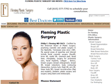 Tablet Screenshot of flemingplasticsurgery.com